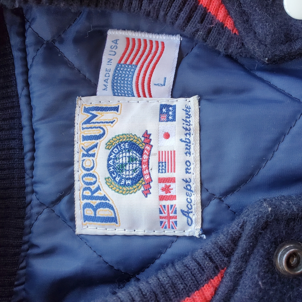 90s Rolling Stones Navy and White Jacket - Picture 10 of 12